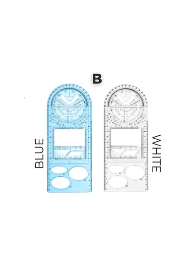 Çok Fonksiyonlu Geometrik Cetveller Springhall Açısı Ve Daire Yapıcı Çizim Geometrik Çizim Şablonu Ölçüm Cetveli