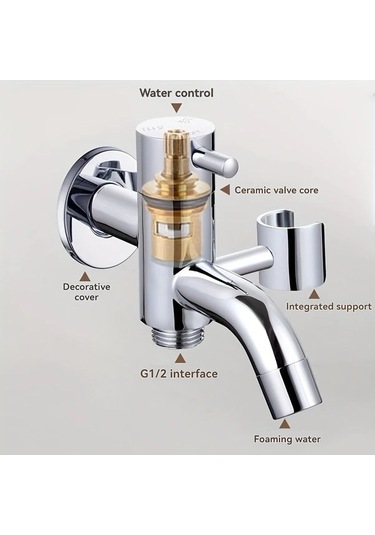 Fastbuy Challenger Altın Yüksek Basınçlı El Duşu Seti - Paslanmaz Çelik Sprey Tabancası - Kendinden Temizlenir Altın Renk Altın