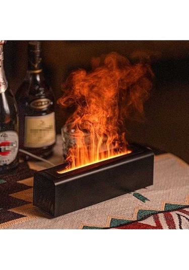 Dancemonkey Dq711 Alev Aromaterapi Difüzör, Sessiz Kullanım, Usb Hava Nemlendirici, Siyah