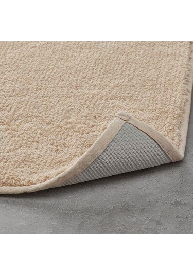 Kaydırmaz Banyo Paspası Açık Bej Renk MeridyenDukkan 60x120 cm Banyo Tekstili Bej