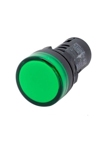 J8-220-y / Metal Led Sinyal 220v Yeşil Diğer