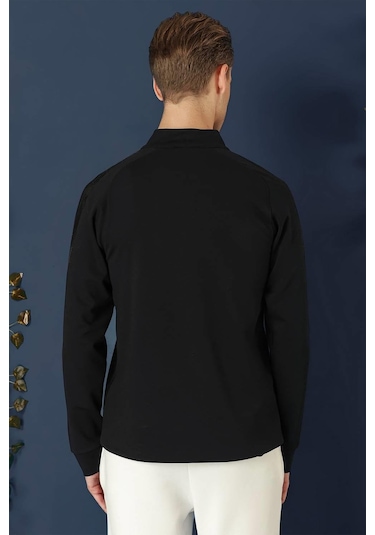 Swt 012 Swea Slim Fit Lacivert Spor 47 - Sweatshırt Lacivert