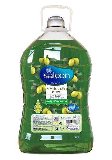Saloon Zeytinyağlı Sıvı Sabun 2 x 3 L