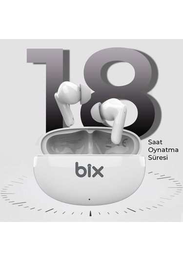 Bix Soundcraft TW1 Bluetooth 5.2 Kulak İçi Kulaklık