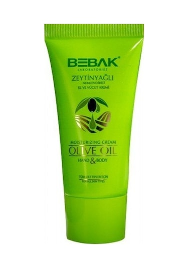 Bebak Zeytinyağlı El ve Vücut Nemlendirici Kremi Tüp 20 ML