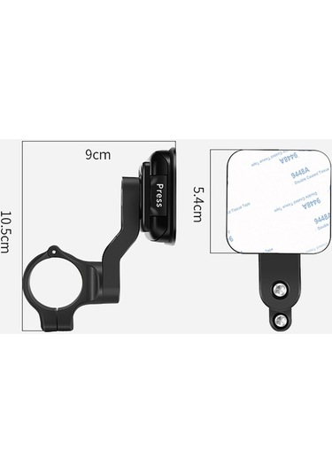 Wondernest Yp0715060 West Tutucu Telefon Renkli Manyetik Gidon Dönen Derece Çok Amaçlı Braketi Bisiklet Biking 360 - Wx Çok Renkli