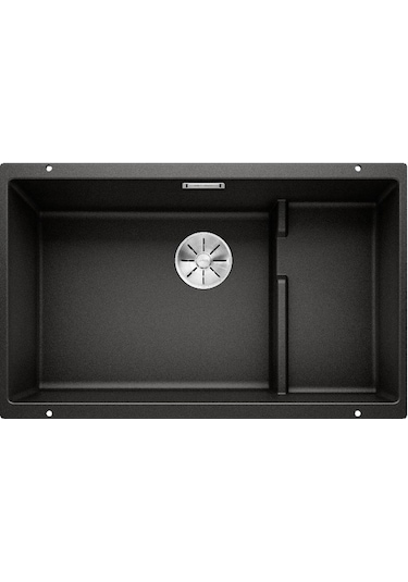 Blanco Sublıne 700 U Level Siyah Granit Eviye. 70CM. Sılgranıt Pu