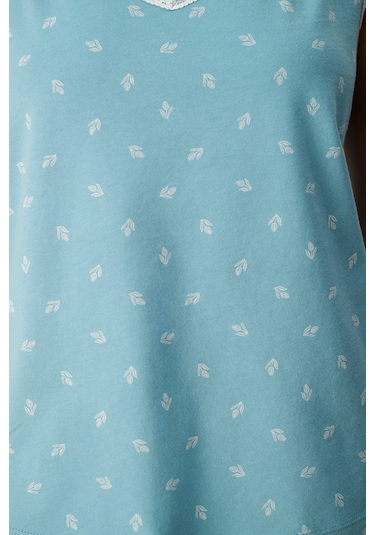 Penti Mavi Aqua Şortlu Pijama Takımı