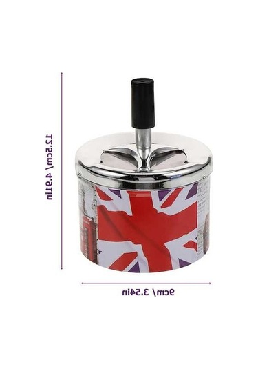 Ulzyvf Pratik Taşınabilir Tablası Söndürme Paslanmaz Otomatik Ofis Küllük Küçük İçin Gösterildiği Gibi Ev Çelik Araba Xb