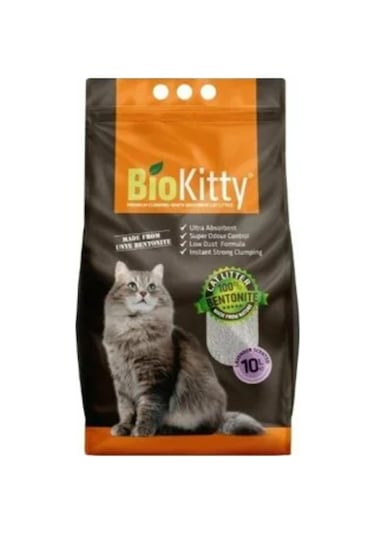 Biokitty Lavanta Kokulu İnce Taneli Kedi Kumu 10 L