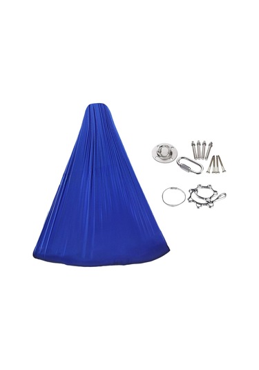 Suntek Çocuk Salıncak Hamak Balkon Için Anti Tip Sandalye Mavi