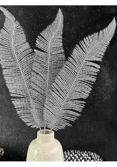 Dekoratif Simli Kuş Tüyü Altın-gümüş-rose-gold