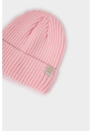 Defacto Kız Bebek Triko Bere E9999a525wnpn114 Pembe