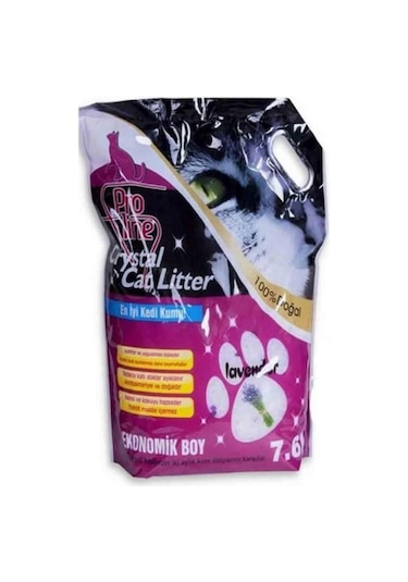 Proline Silika Lavanta Kokulu Kristal Kedi Kumu 2 x 7600 ML