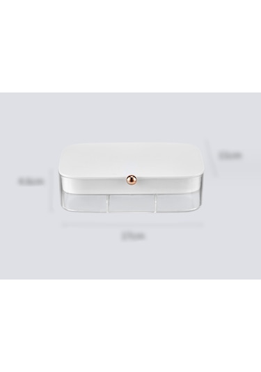 Yystore Mücevher Kutusu Düzenli Beyaz