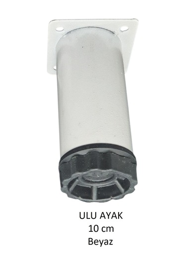 Ulu Ayak 10cm Vidalar Dahil Beyaz Beyaz