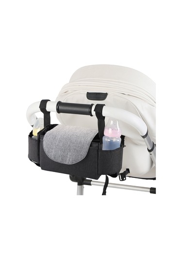 Neevoyu Siyah Çok Fonksiyonlu Bebek Çantası - Geniş Hacimli, Dayanıklı, Dışarı Çıkışlar İçin Anne Çantası Siyah