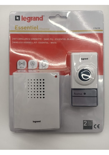 Legrand 094250 Kablosuz Zil Duracell Pil Dahil