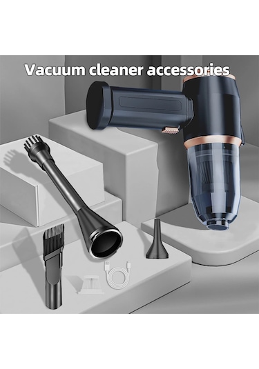 Araba Elektrikli Süpürge Taşınabilir Mini Toz Toplayıcı Çift Kullanımlı Kablosuz El Temizlik Aletleri Usb Şarj Ford S Max