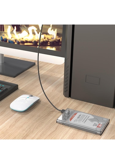 Orıco Usb 3.0 Micro B Şeffaf 2.5 İnch Sata Ssd Hard Disk Kutusu