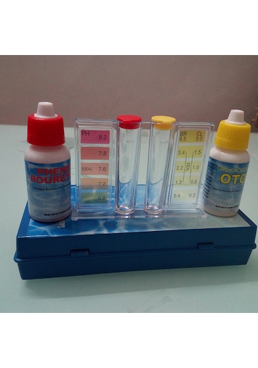 Teltree Havuz Su Test Seti: Oto Reaktif İle Ph Ve Klor Seviyesi Ölçüm Kiti, Kolay Kullanımlı, Dayanıklı Materyal