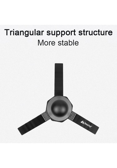 Bloomnest Es Siyah Kamp Kamera Işığı Destek Çubuğu Alüminyum Katlanabilir Çadır Aksesuarı Siyah