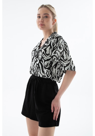 Fashion Friends Bayan Short 25y0606k1 Siyah Siyah