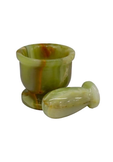 El Yapımı Oniks Doğal Taş Ayaklı Havan - Doğal, Şık Ve Dekoratif