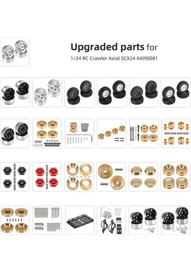 Didadodo Scx24 Rc Araç İçin Hafif Alüminyum Bağlantı Çubukları Seti