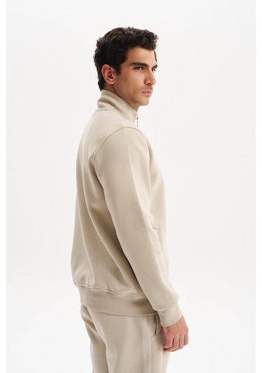 Ar-ma Erkek Örme Sweatshirt Regular Fit 3 İplik Basic Dik Yaka Tam Fermuarlı Cepli %70 Pamuk %30 Polyester K30324650702 Bej-b1 Bej Ar-ma Erkek Örme Sweatshirt Regular Fit 3 İplik Basic Dik Yaka Tam Fermuarlı Cepli %70 Pamuk %30 Polyester K30324650702 Bej-b1 Bej
