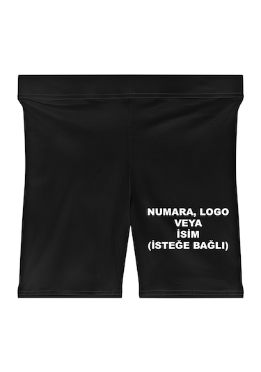 Voleybol Severlere Özel, Oyuncu Taytı, Kadın Voleybol Taytı, Kişiselleştirilebilir Ürün Siyah