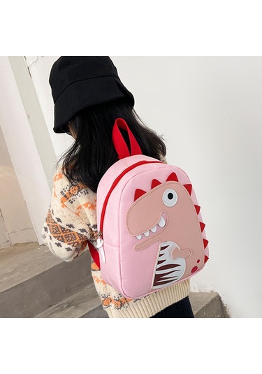 Homyl Çocuk Yürümeye Başlayan Dinozor Çantalar Için Sevimli Pembe