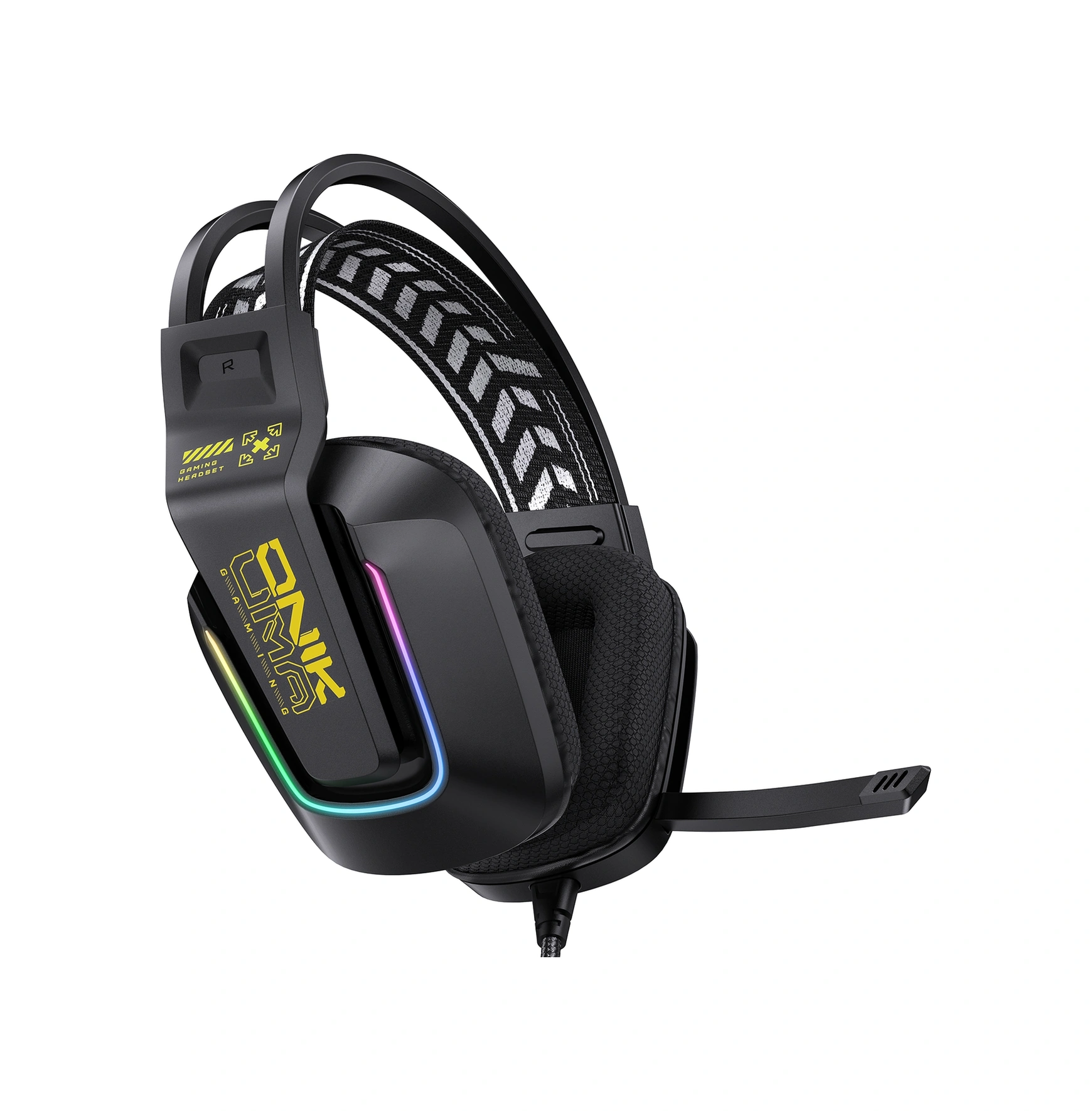 Sones Onıkuma X13 Rgb Renkli Aydınlatmalı Kablolu Oyuncu Kulaklığı Mikrofonlu, Uzunluk: 2,2 M