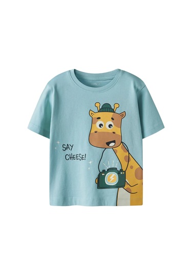 Name It Nmmhelge Ss Nreg Top Pb Mavi Erkek Çocuk Kısa Kol T-shirt 000000000102263532 Mavi