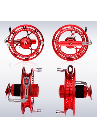 Proberos Jd99 100mm Tam Metal Taşınabilir Hafif Balıkçılık Makarası - Stil D