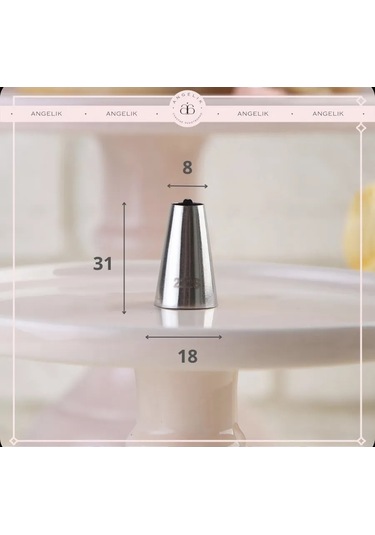 Angelik Lale Yaprakları Dekorasyon Kalıpları Seti 222 3 Adet. 284464684 Gümüş