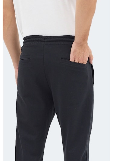 Slazenger Madoc Erkek Siyah Eşofman Altı Siyah