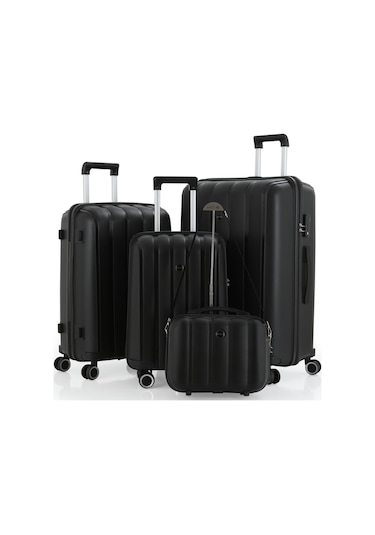 Mçs Polipropilen 4lü Valiz Seti V305 S21yy1000080-set 00001 Siyah