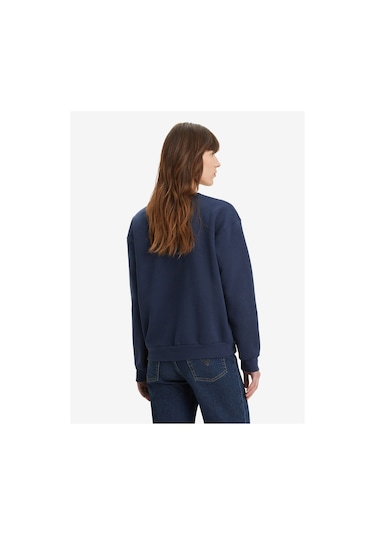 Levi's Oversized Yuvarlak Yaka Kadın Sweatshirt - Günlük Minimalist Tarz Mavi