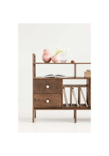 Woodesk Fuerte, Ahşap, Dolap Ve Konsol, 140x115, Ceviz Renk