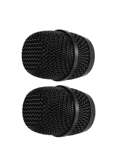 Youmex Bbs K100/k200/k300/4100/4500 Mikrofonu İçin Metal Uç Kafası, Darbeye Dayanıklı, Rüzgar Gürültüsünü Azaltan, Siyah, 2 Adet Paket