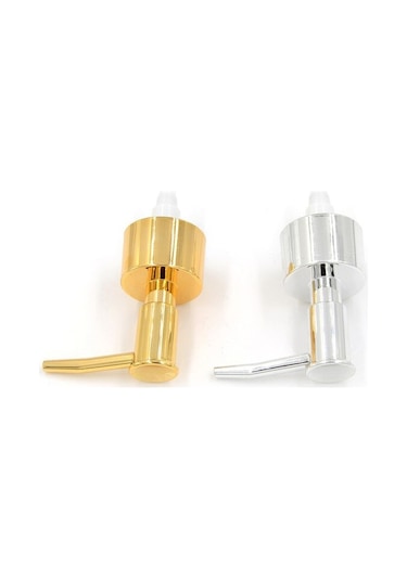 Gümüş-paslanmaz Çelik 1 Adet Sabun Pompası Sıvı Losyon Jel Dağıtıcı Yedek Kavanoz Tüp Aracı Altın Gümüş