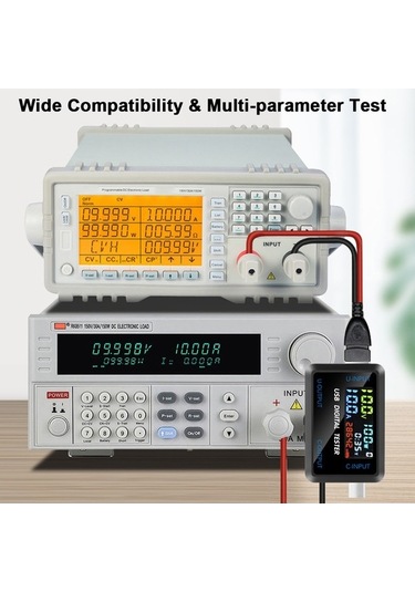 Trendooze Usb Type-c Çoklu Şarj İzleme - Akımlı, Voltajlı Kapasite Ölçümü