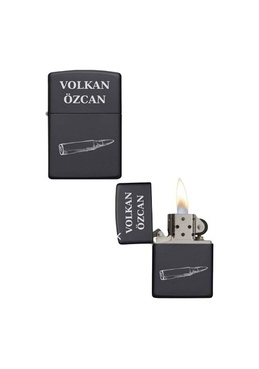 Kişiye Özel Kurşun Baskılı Metal Çakmak