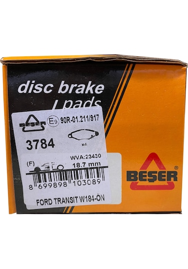 Beşer 3784 Ön Fren Balatası Ford Transit W-184