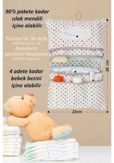 Anne Bebek Bakım Çantası Yenidoğan Alt Açma Değiştirme Düzenleyici Çantası Organizer Animal