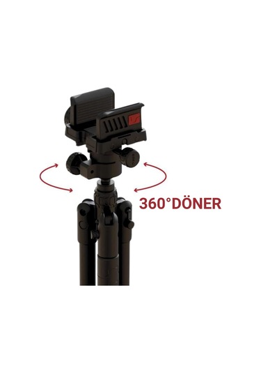 Bog Deathgrip Sherpa Karbon Fiber Atış Tripodu 26cm - 141cm 1168229 Atış Tripodu