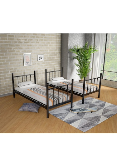 Ejder metal Ranza 90x190 Siyah Ranza (yataksız)