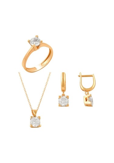 Tektaş Üçlü Set 7.10 Gram 14 Ayar Altın