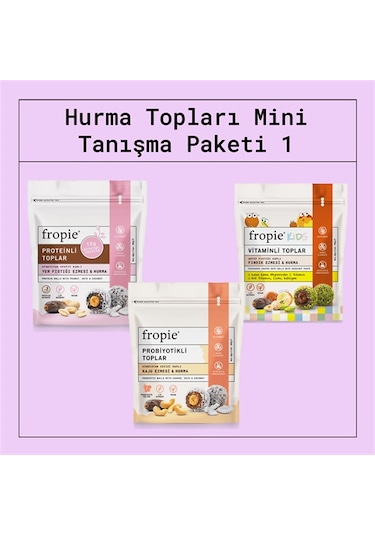Fropie Meyve Topları Karışık Mini Tanışma Seti-1 3 x 80 G